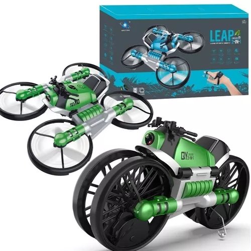 Moto Drone 2 en 1 – Doble Diversión en el Aire y en Tierra 🚀🏍️