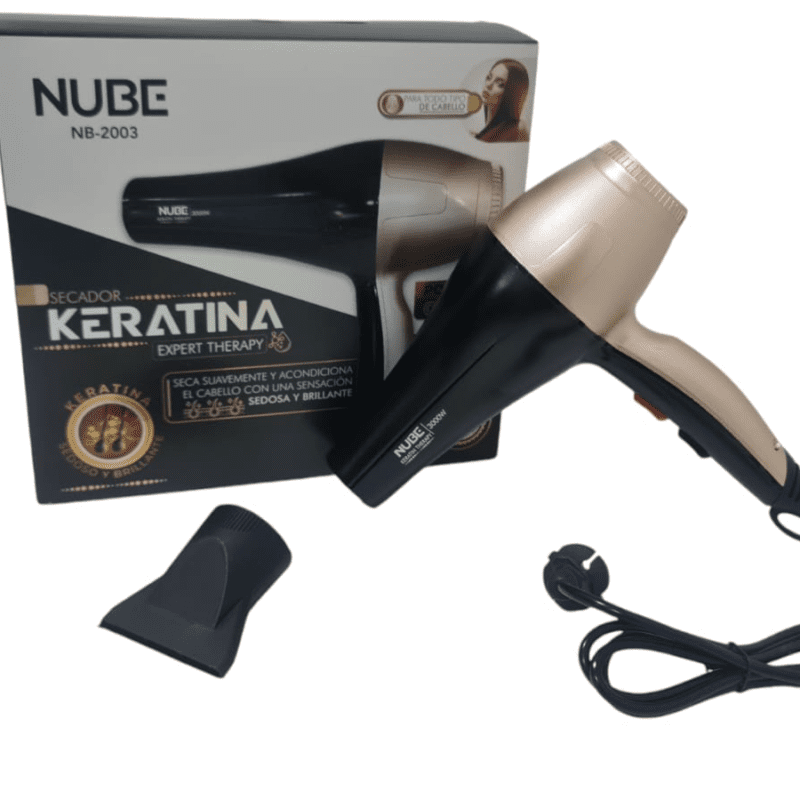 Secador para Cabello Keratina 2003 Nube – Potencia y cuidado para tu cabello✨💨