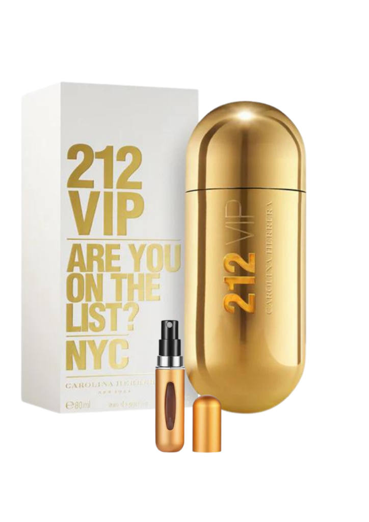 Perfume 212 VIP Woman Carolina Herrera 80ML – Exclusividad y Glamour en Cada Gota ✨💛