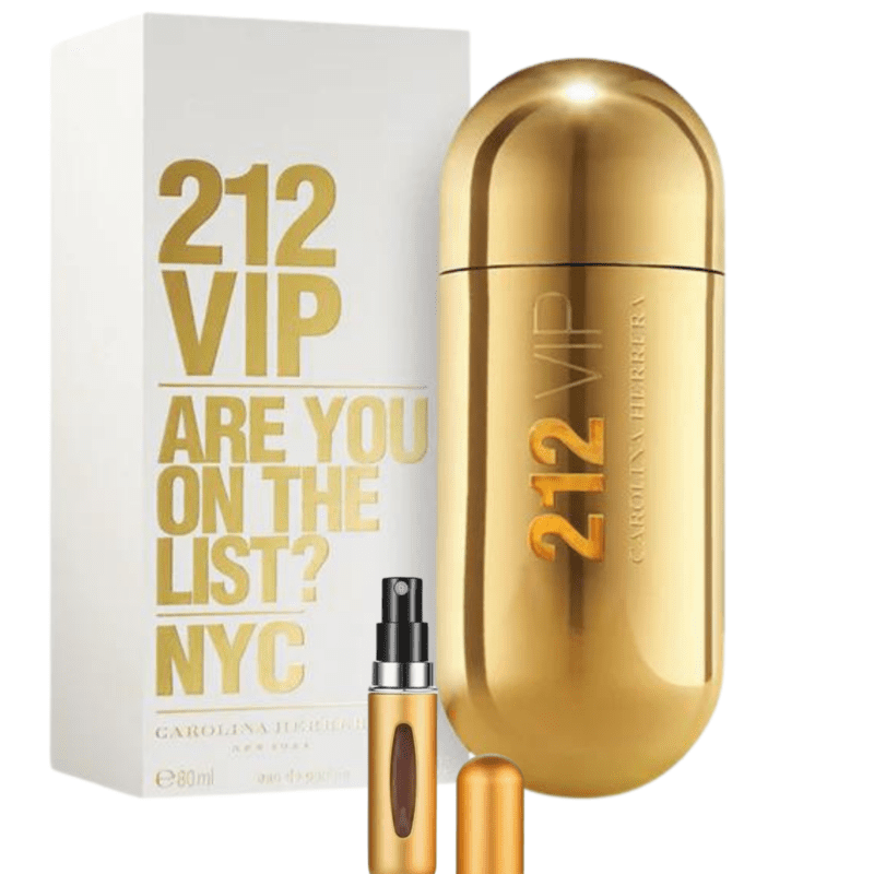 Perfume 212 VIP Woman Carolina Herrera 80ML – Exclusividad y Glamour en Cada Gota ✨💛