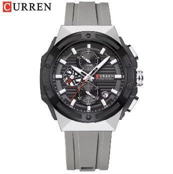 Reloj Curren 8462 de Silicona – Estilo y Funcionalidad en un Solo Diseño ⌚🔥