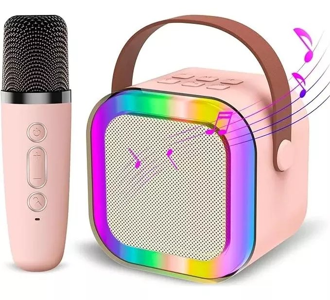 🎤 Mini Máquina de Karaoke Portátil con Bluetooth y Micrófono Inalámbrico