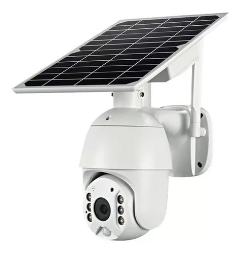 Cámara de Seguridad IP Robótica Exterior WiFi con Panel Solar 📹🔆