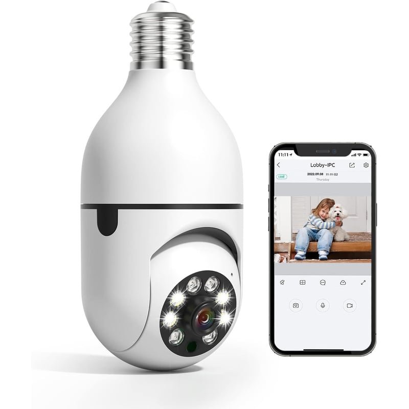 Cámara de Vigilancia 360° – Seguridad Inteligente en tu Hogar 🔍📹