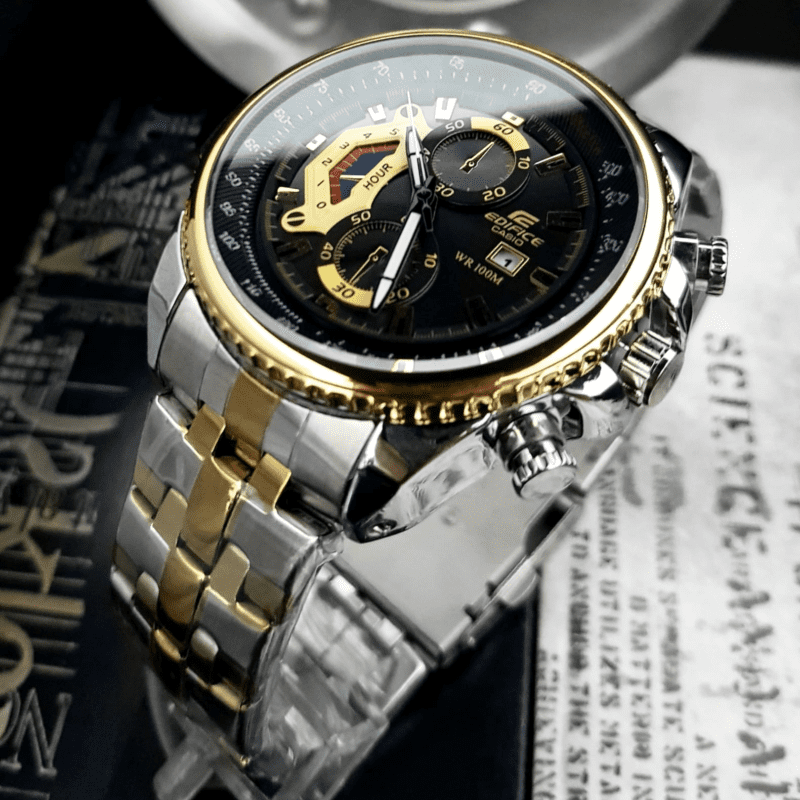 Casio Edifice R4 + Estuche de Lujo – Elegancia y precisión en tu muñeca ⌚✨