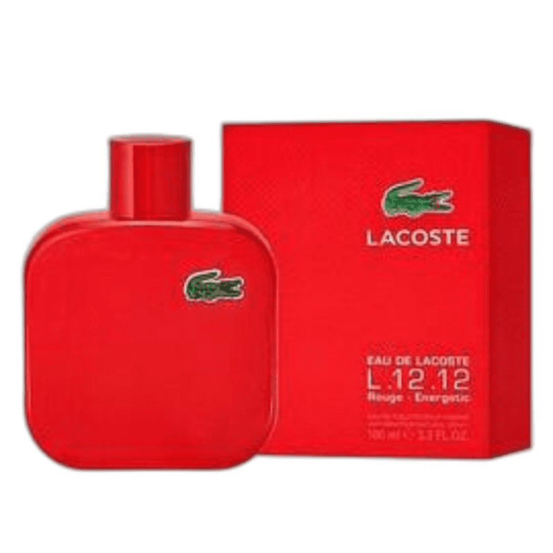 Perfume Lacoste L.12.12 Rouge 100ML – El Regalo Perfecto para un Hombre Apasionado 🔥💖